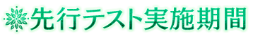 先行テスト実施期間