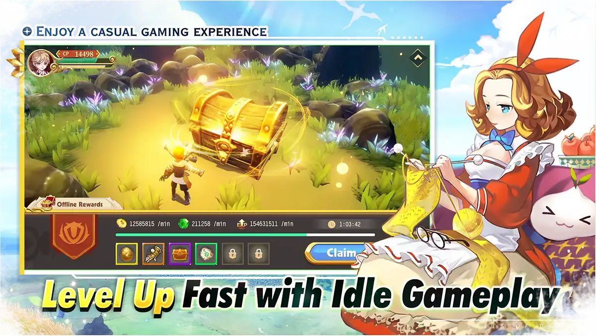 Tales Of Dragon │ Level Up Fast with Idle Gameplay